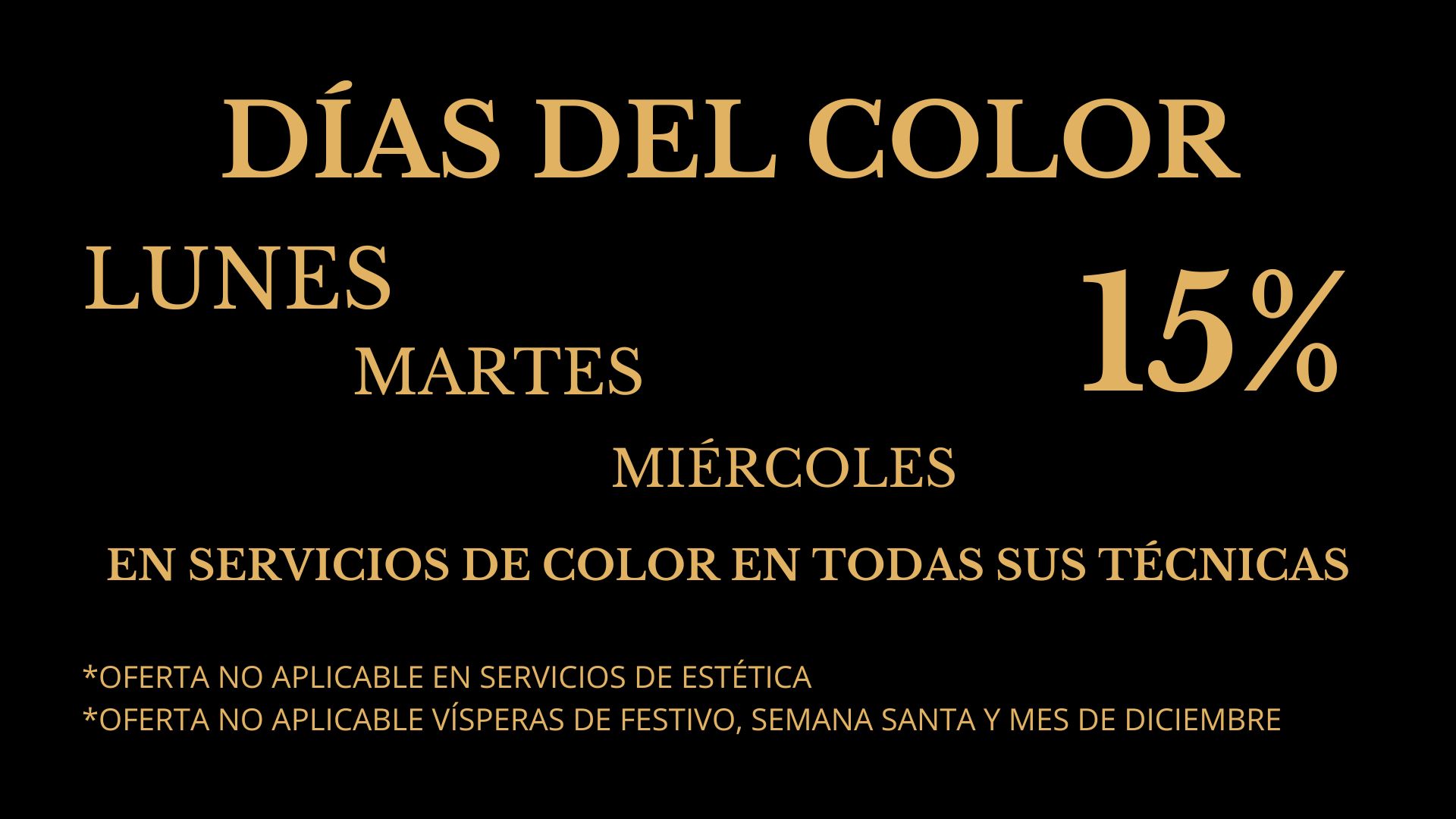 DÍAS DEL COLOR